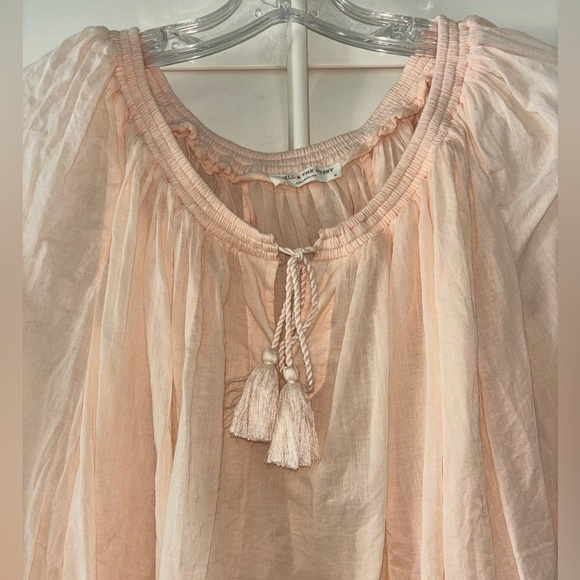 Spell of the Gypsies Honey Blouse in Peach Size Medium - Picture 8 of 9